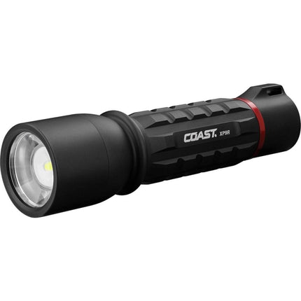 XP9R LED Rechargeable Flashlight 1000 Lumens – Black, CR123 Powered