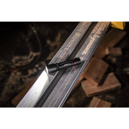 XP9R LED Rechargeable Flashlight 1000 Lumens – Black, CR123 Powered