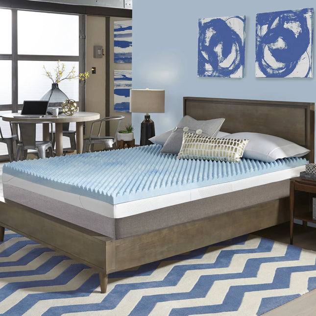 ComforPedic Loft 3" Gel Memory Foam Mattress Topper – Sculpted Comfort