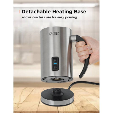 Electric Milk Frother Stainless Steel Milk Steamer for Coffee Latte