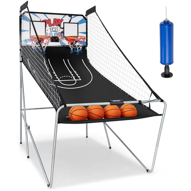 Dual LED Electronic Shot Basketball Arcade Game with 8 Built-In Games