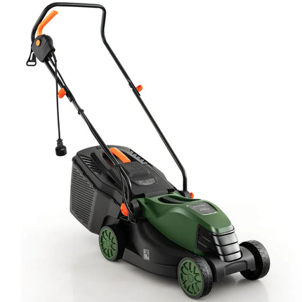 Electric Corded Lawn Mower 12-Amp, 14-Inch Cutting Deck