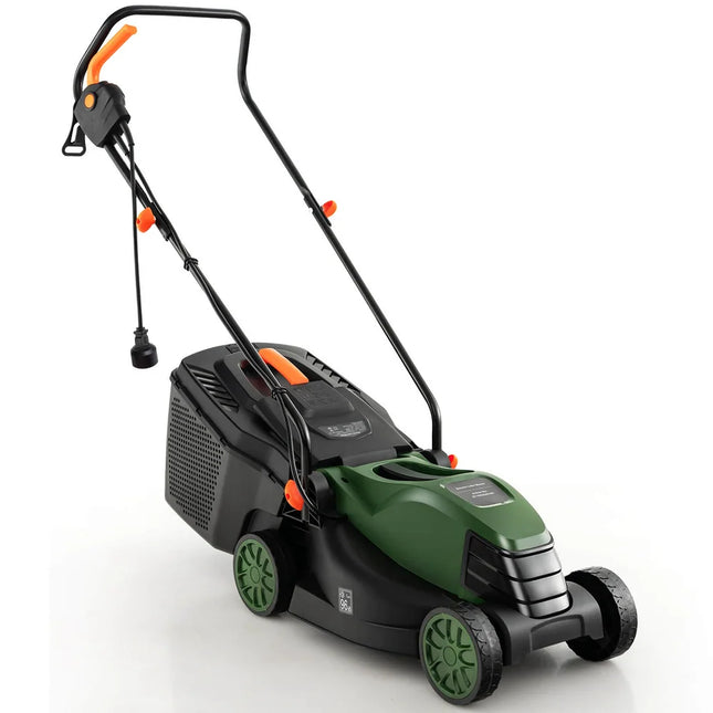 Electric Corded Lawn Mower 12-Amp, 14-Inch Cutting Deck