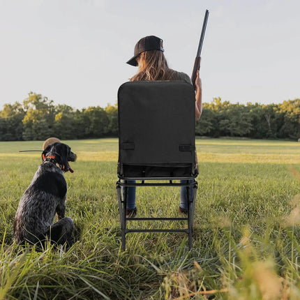 360 Degree Folding Swivel Hunting Chair for Blind and Field Use