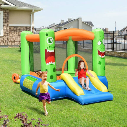 Inflatable Bounce House Jumper Castle Kids Playhouse 110x83x67 Inch