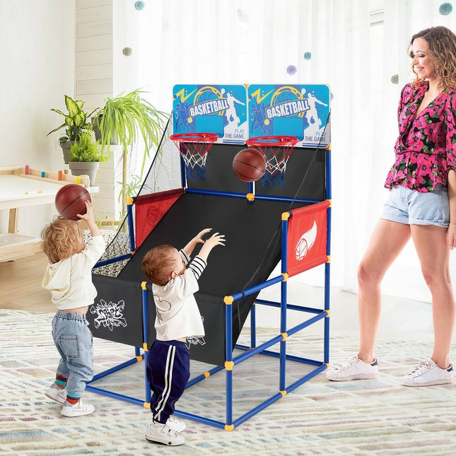 Kids Dual Shot Basketball Arcade Game – 4 Balls & Pump Included