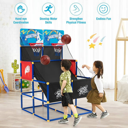 Kids Dual Shot Basketball Arcade Game – 4 Balls & Pump Included