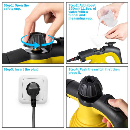 Multifunction Portable Steam Cleaner 1050W Household Handheld Steamer