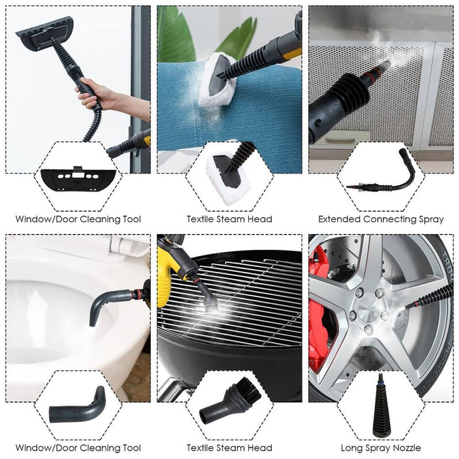 Multifunction Portable Steam Cleaner 1050W Household Handheld Steamer