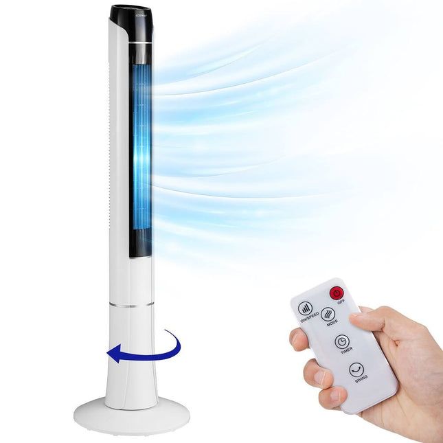Portable 48 Inch Tower Fan 80 Degree Oscillating Bladeless Cooling Fan