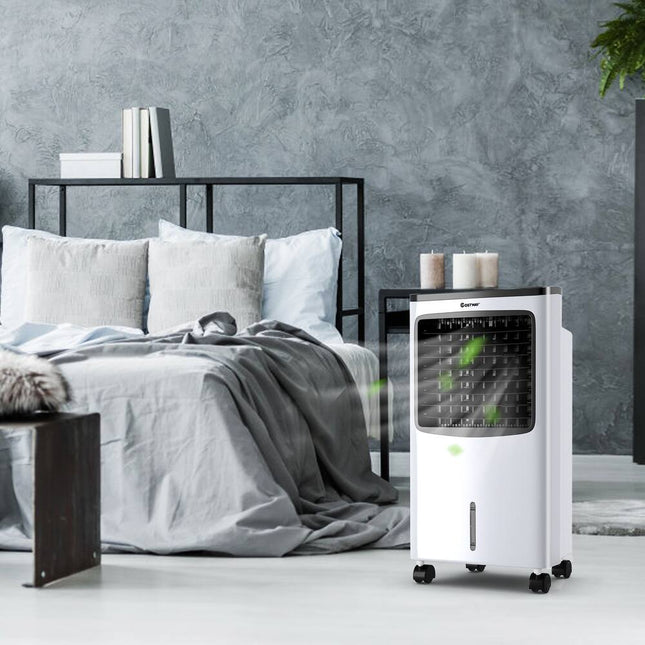 Portable Cooling Fan with Humidifier & Anion – Remote Controlled Air Cooler