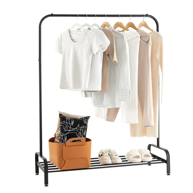 Industrial Heavy Duty Metal Garment Rack for Clothes Storage and Display