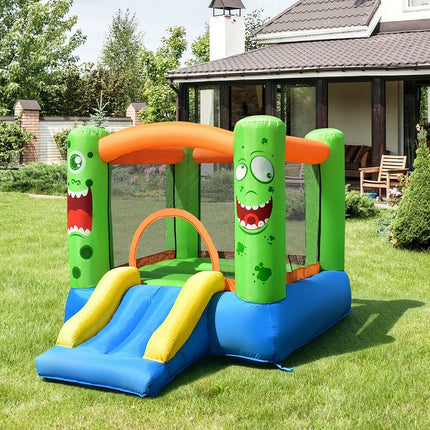 Inflatable Bounce House Jumper Castle Kids Playhouse 110x83x67 Inch