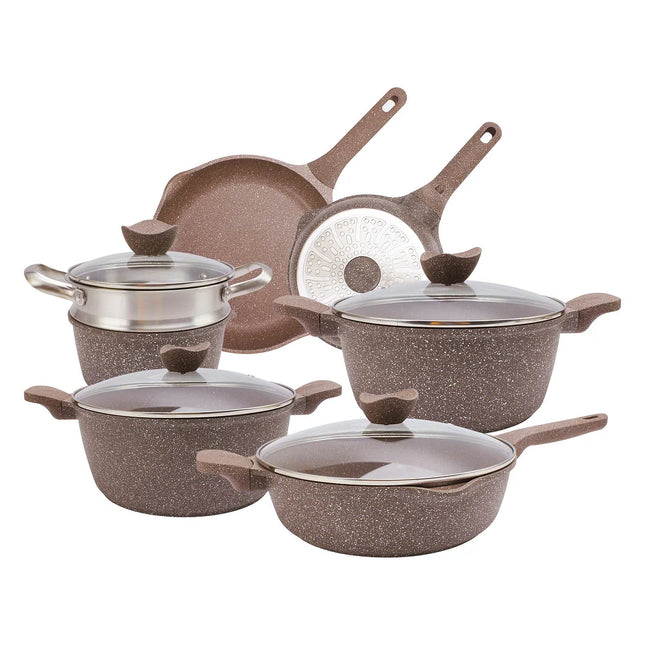6-11 Pc Cast Aluminum Non-Stick Cookware – Everyday Kitchen Use