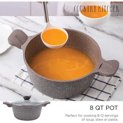 6-11 Pc Cast Aluminum Non-Stick Cookware – Everyday Kitchen Use
