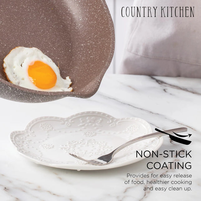 6-11 Pc Cast Aluminum Non-Stick Cookware – Everyday Kitchen Use