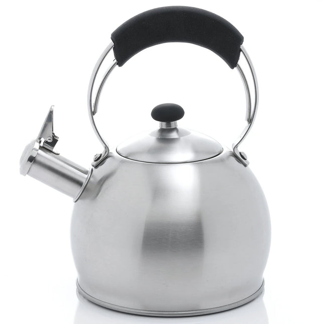 Creative Home Stainless Steel Tea Kettle – 2.6 Qt Whistling, Galaxy Design