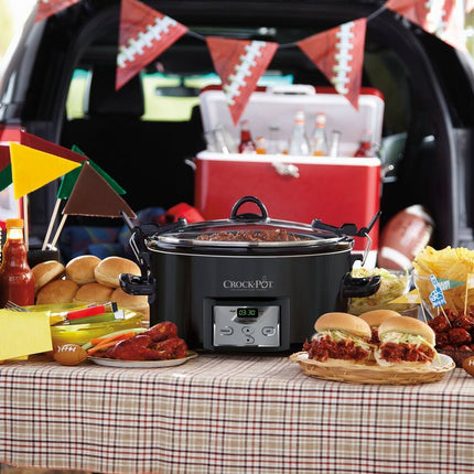 7 Quart Cook & Carry Slow Cooker Portable Family Size Crock Pot Cooker