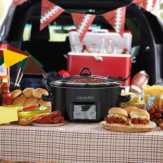 7 Quart Cook & Carry Slow Cooker Portable Family Size Crock Pot Cooker