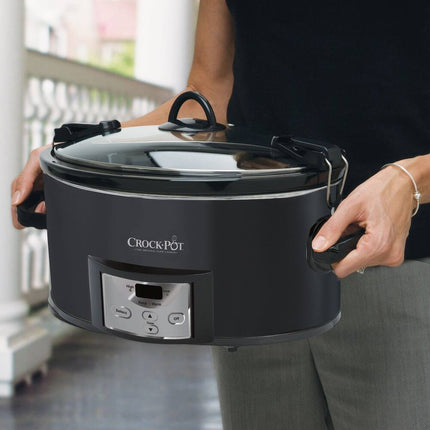 7 Quart Cook & Carry Slow Cooker Portable Family Size Crock Pot Cooker