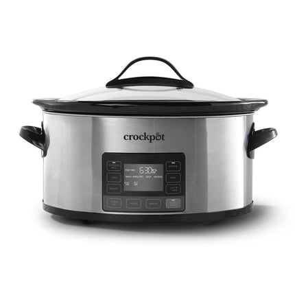 6-Quart Slow Cooker with MyTime Technology Programmable Cooking Pot