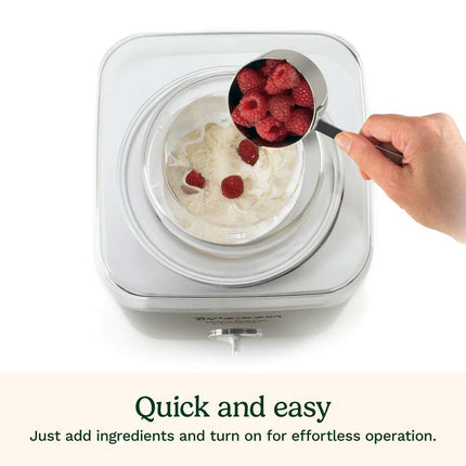 2-Qt Frozen Yogurt, Sorbet & Ice Cream Maker, Automatic Homemade Dessert Machine