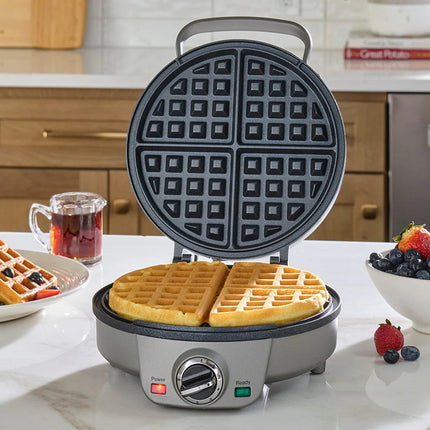 4-Slice Belgian Waffle Maker Nonstick Breakfast Waffle Iron Machine