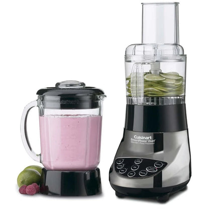 SmartPower Duet Blender / Food Processor – Stylish Brushed Chrome