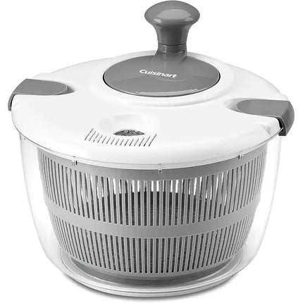 5 Quart Salad Spinner CTG-00-SASG White Gray Vegetable Washer Dryer
