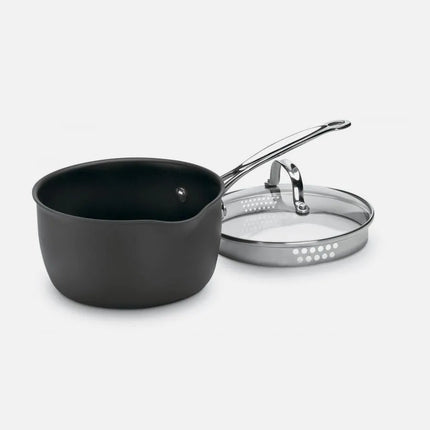 Chef's Classic 2 Qt. Nonstick Hard Anodized Saucepan with Cover