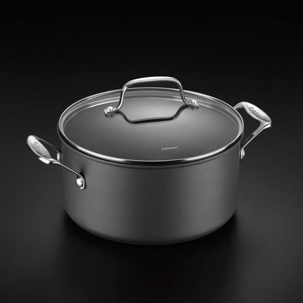 Chef's Classic 6 Qt Nonstick Hard Anodized Stockpot with Cover Lid