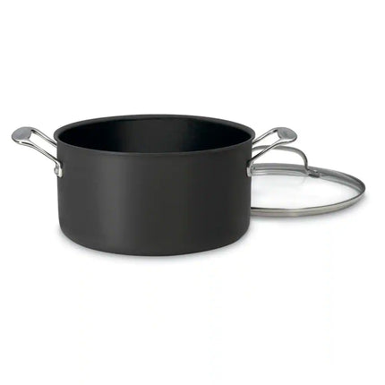 Chef's Classic 6 Qt Nonstick Hard Anodized Stockpot with Cover Lid