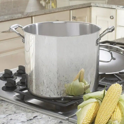 Chef's Classic 12 Qt Stainless Steel Stockpot with Cover Large Cooking Pot