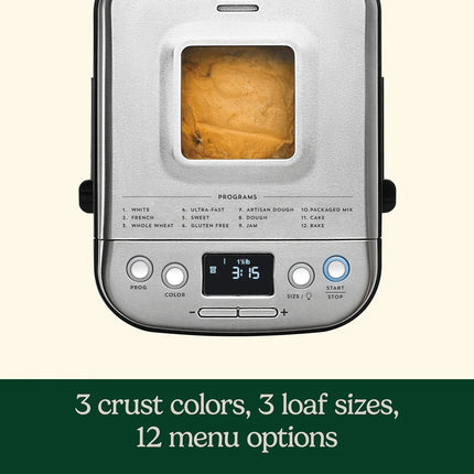 2 lb Automatic Bread Maker Compact Home Baking Machine Easy Bread Maker