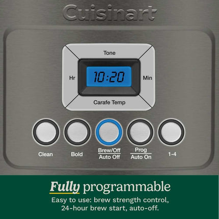 DCC-3200 14-Cup PerfecTemp Programmable Coffeemaker, Black & Stainless Steel