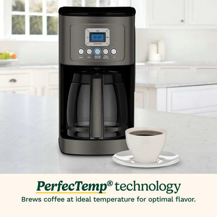 DCC-3200 14-Cup PerfecTemp Programmable Coffeemaker, Black & Stainless Steel