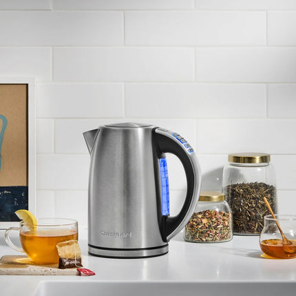 1.7L PerfecTemp Electric Kettle Cordless Stainless Steel Water Boiler