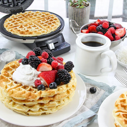 Classic Round Waffle Maker Electric Nonstick Breakfast Cooking Machine