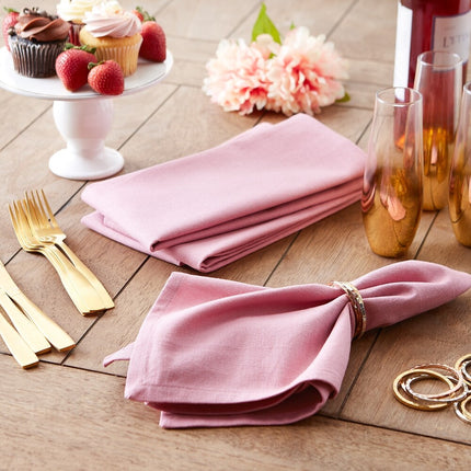 6 Pack Solid Cotton Napkins Durable Washable Table Dinner Napkin Set