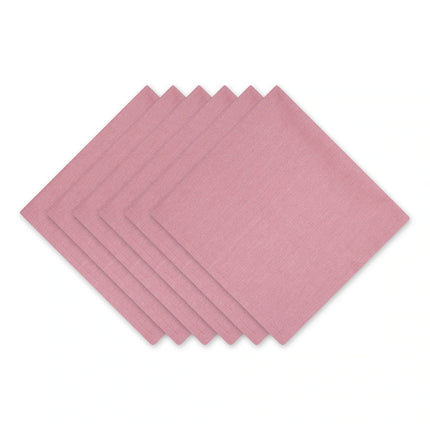 6 Pack Solid Cotton Napkins Durable Washable Table Dinner Napkin Set