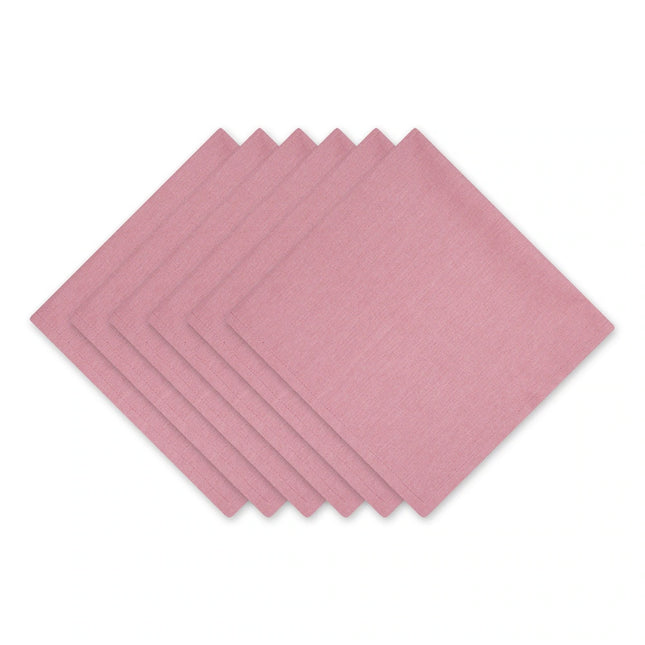6 Pack Solid Cotton Napkins Durable Washable Table Dinner Napkin Set