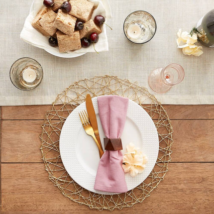 6 Pack Solid Cotton Napkins Durable Washable Table Dinner Napkin Set