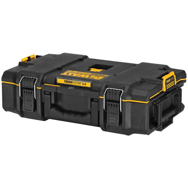 ToughSystem 2.0 21.75 in Medium Tool Box Black Yellow Heavy Duty Storage