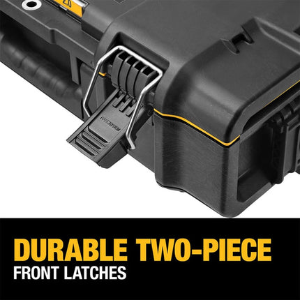ToughSystem 2.0 21.75 in Medium Tool Box Black Yellow Heavy Duty Storage