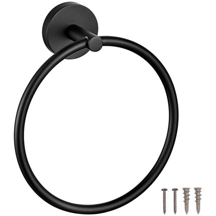 Graz Park Wall Mounted Towel Ring 6-13/16 Inch Bathroom Hand Towel Holder