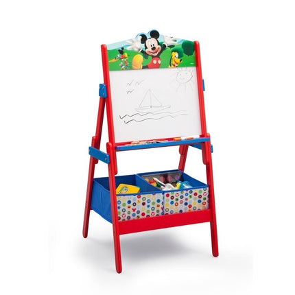 Mickey Mouse Kids Activity Easel, Dry Erase Board with Magnetic Letters Multi Fun Learning