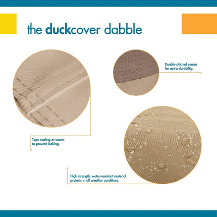 Duck Covers Elegant Round Patio Table and Chairs Cover 76 Inch Waterproof Outdoor