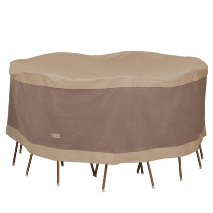 Duck Covers Elegant Round Patio Table and Chairs Cover 76 Inch Waterproof Outdoor