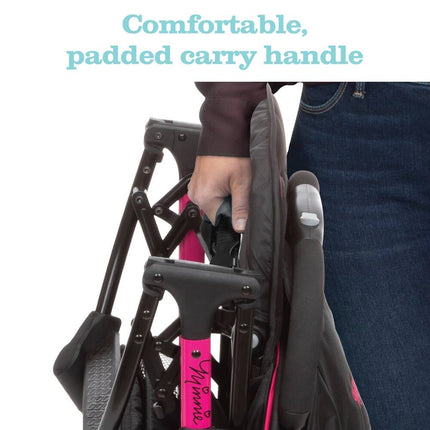 Easy-Fold Compact Stroller Let’s Go Mickey Lightweight Travel Baby Stroller