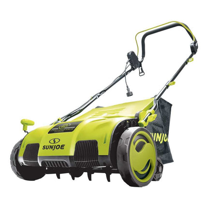 Electric Lawn Scarifier & Dethatcher with Removable Collection Bag